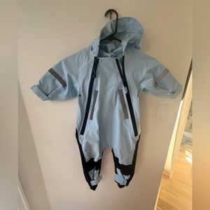 Hapiu Rain Suit in light blue